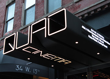 Quad Cinema Signage