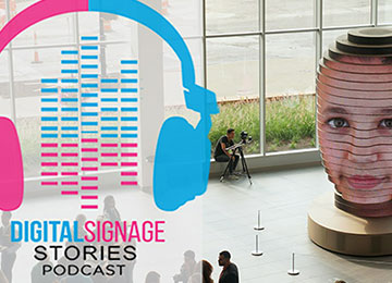 Digital Signage Connection LED Sculpture