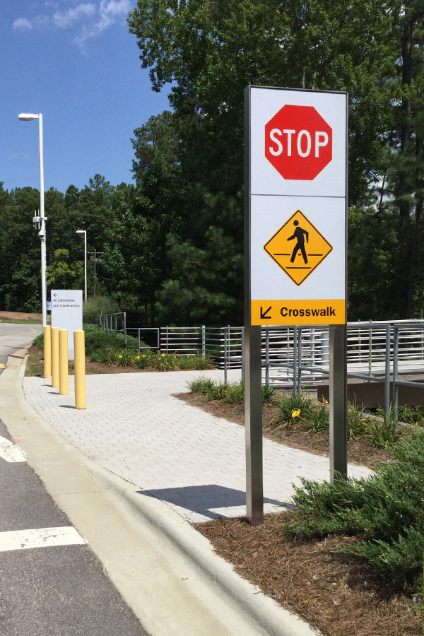 Biogen Vehicular & Pedestrian Wayfinding Signage