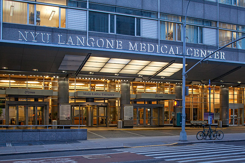 NYU Langone Medical Center Exterior Signage