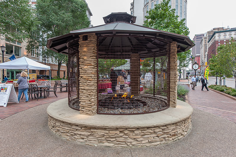 Playhouse Square Fire Pit